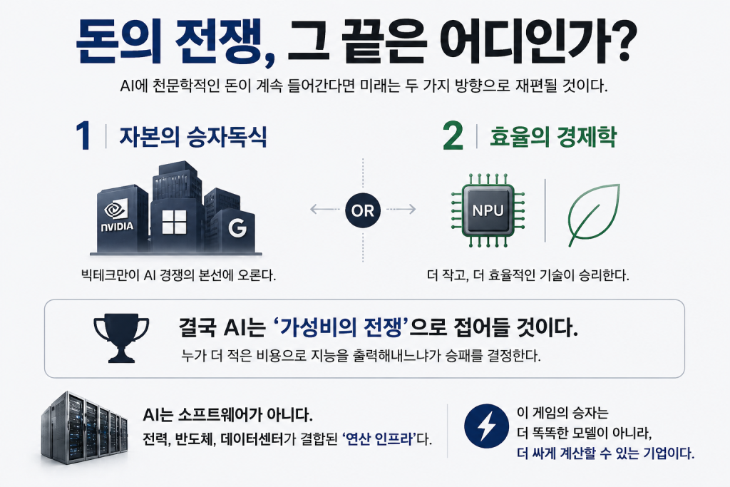 AI 투자 돈의 전쟁 그 끝은 어디인가?