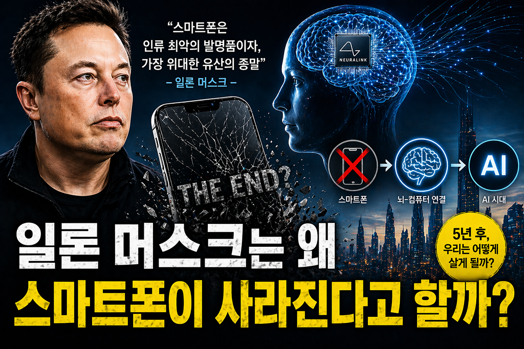 일론머스크 스마트폰 사라진다 할까?