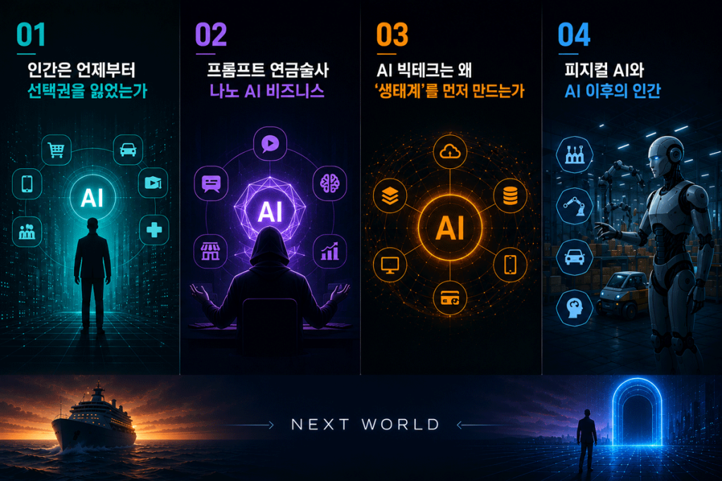 AI 생태계의 본질: 빅테크 선장이 만든 거대한 배, 인간은 왜 내릴 수 없는가