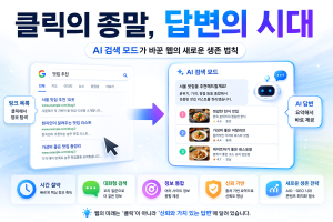 AI검색 클릭의 종말 답변의 시대