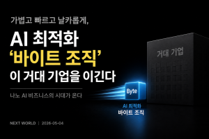 AI최적화 바이트 조직이 거대 기업을 이긴다 - 나노 AI 비지니스