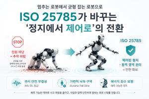 ISO 25785가 바꾸는 정지에서 제어로의 휴머노이드 전환