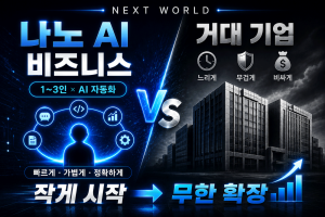 나노 AI 비지니스란 AI 시대 작게 시작해서 무한 확장