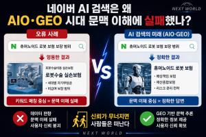 네이버 AI 검색 AIO GEO-문맥 이해 실패