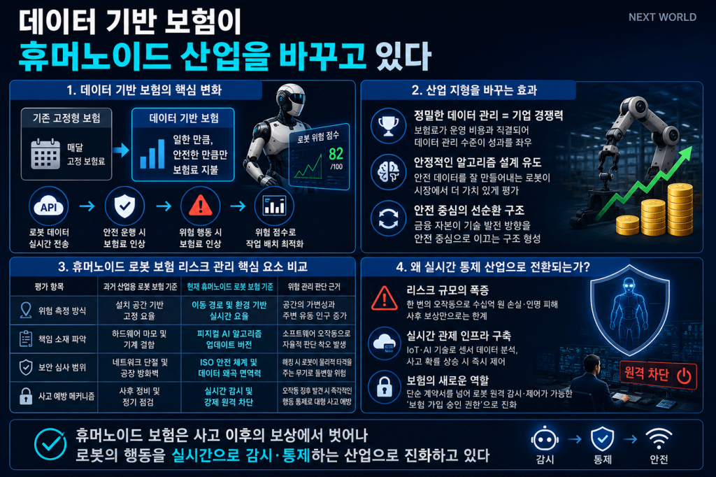 데이터 기반 로봇 보험이 휴머노이드 산업을 바꾸고 있다