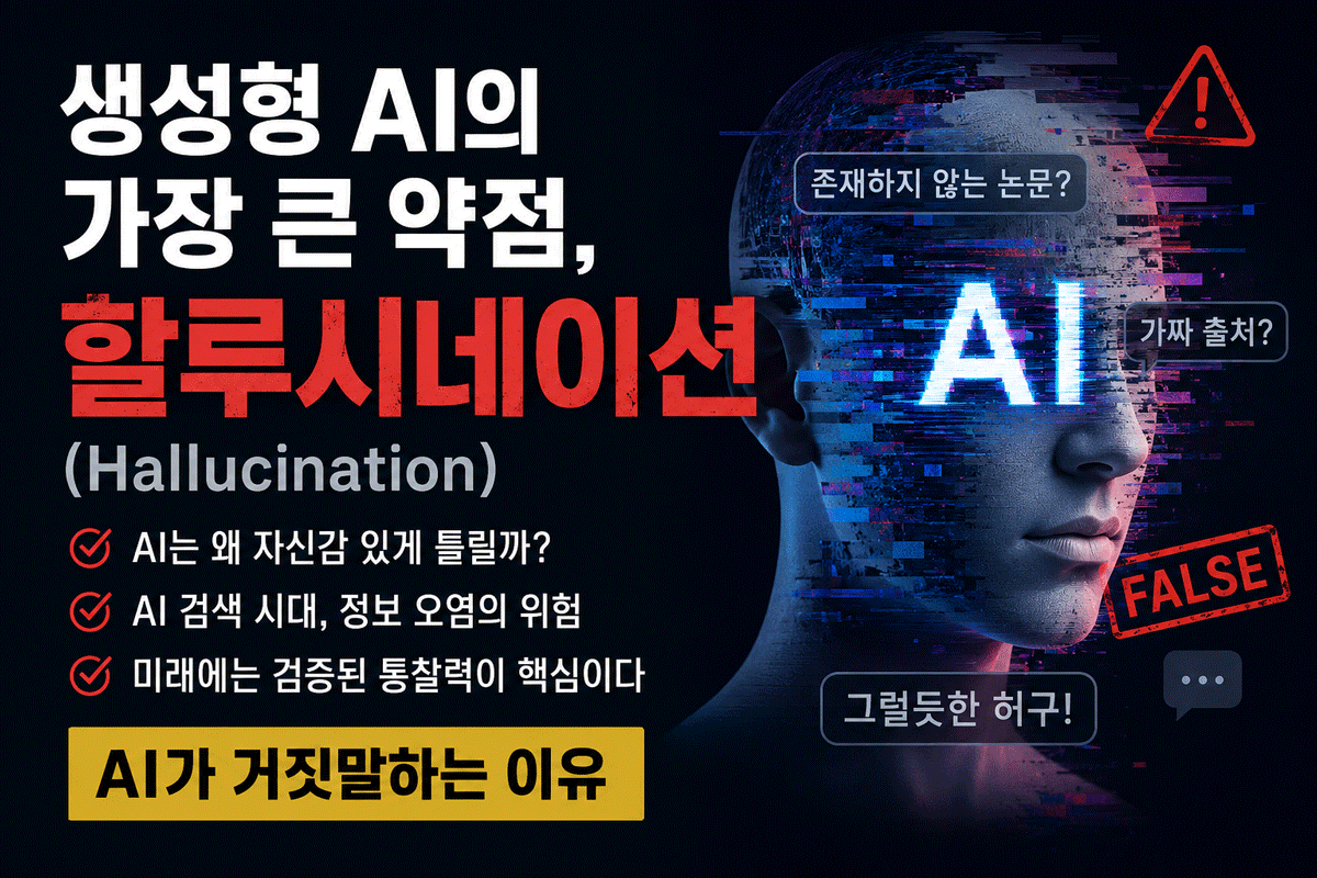 생성형 AI의 가장 큰 약점 할루시네이션