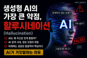 생성형 AI의 가장 큰 약점 할루시네이션