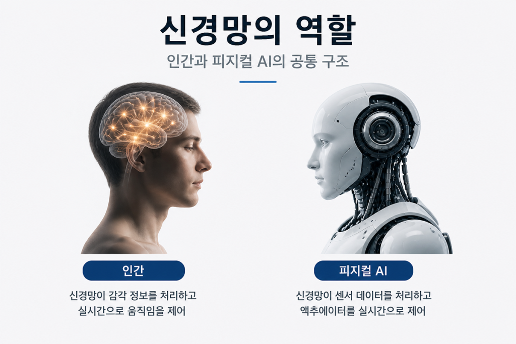 인간과 닮은 피지컬 AI 신경망