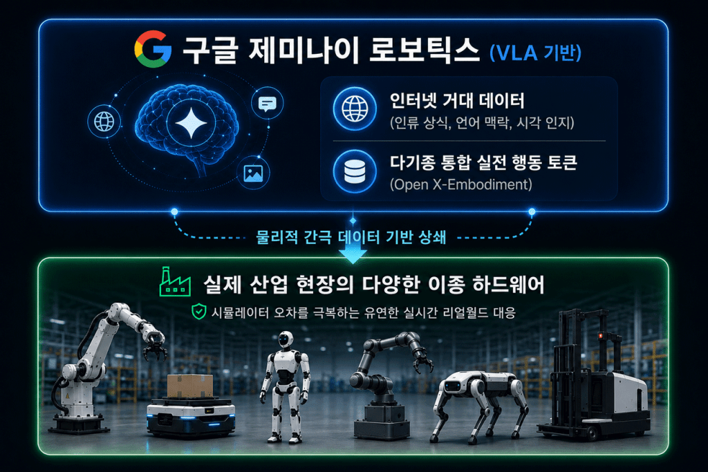 구글 제미나이 로보틱스 Sim-to-Real VAL 기반 구조