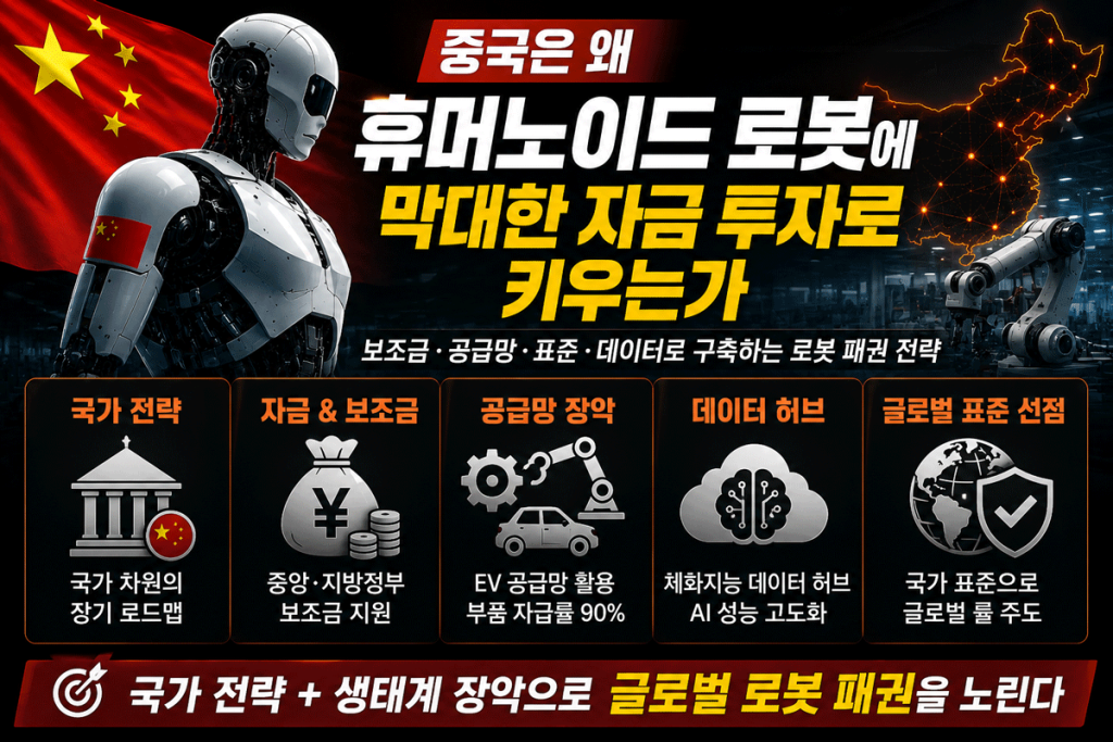 중국 휴머노이드 피지컬 AI 지원 전략