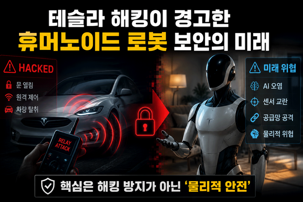 테슬라 해킹이 경고한 휴머노이드 로봇 보안과 안전 미래
