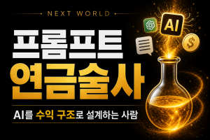 프롬프트 연금술사 AI를 수익 구조로 설계하는 사람