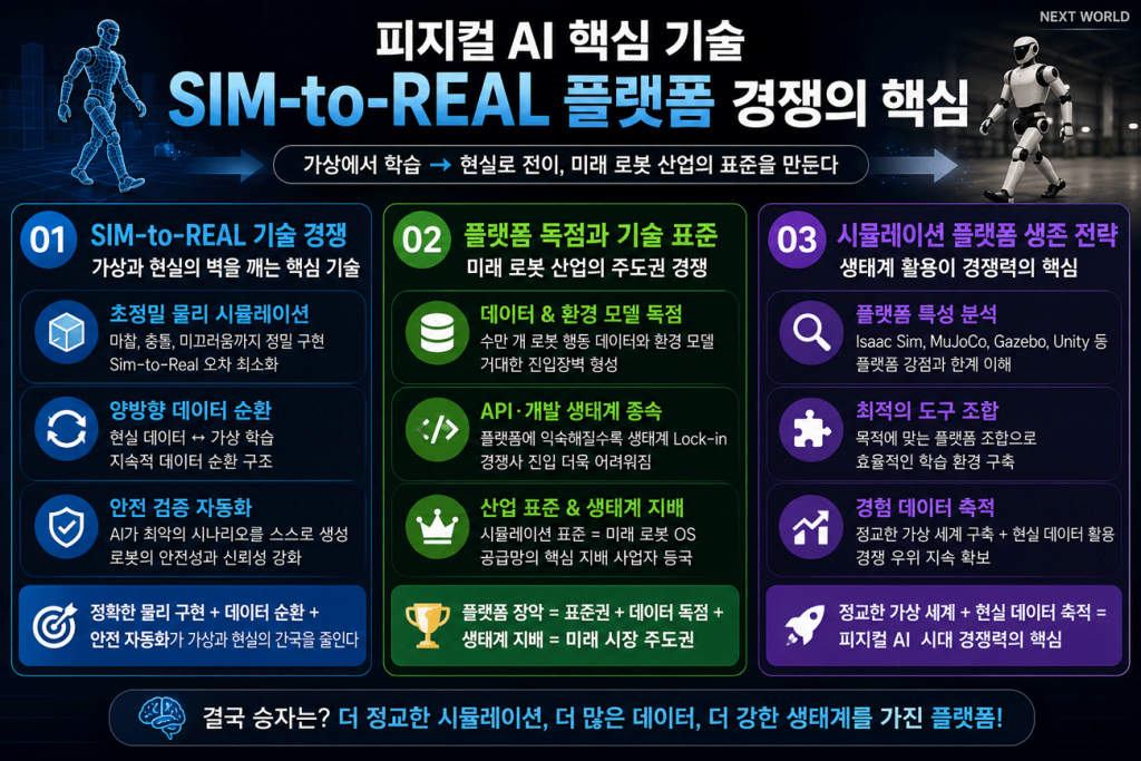 피지컬 AI Sim-to-Real 플랫폼 경쟁력 핵심
