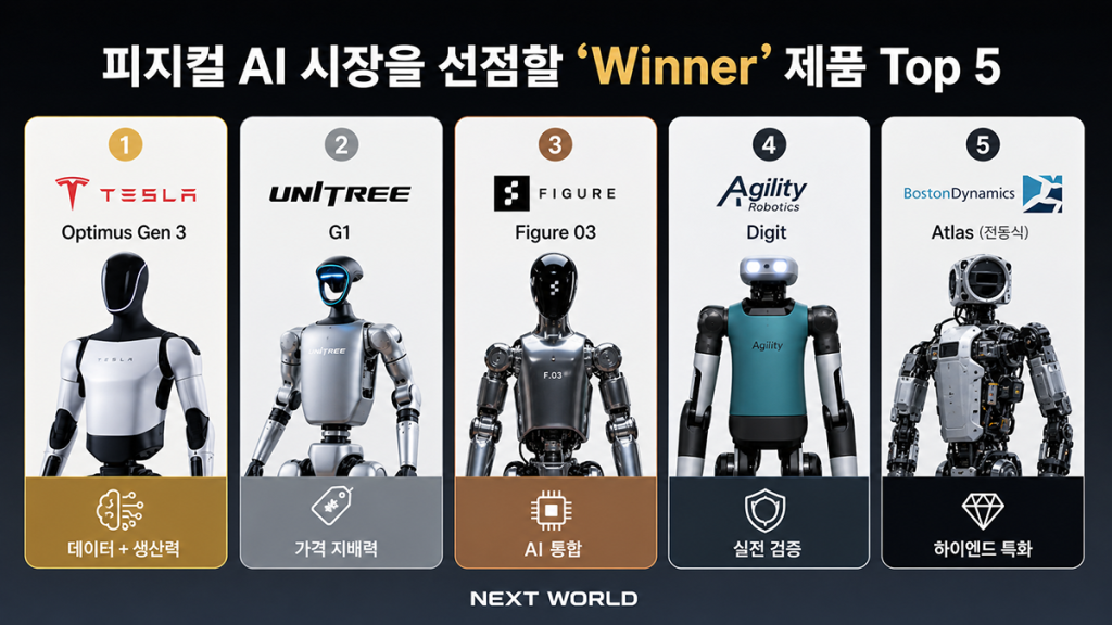피지컬 AI 선점 예상 TOP 5
