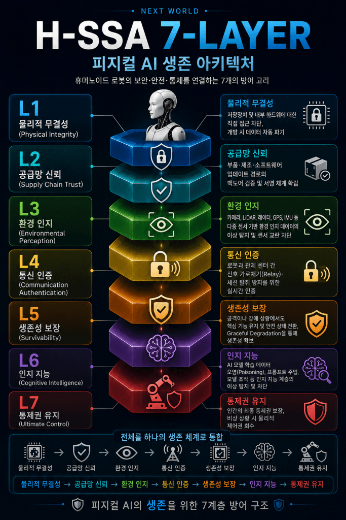 피지컬 AI 생존 아키텍쳐 구조도