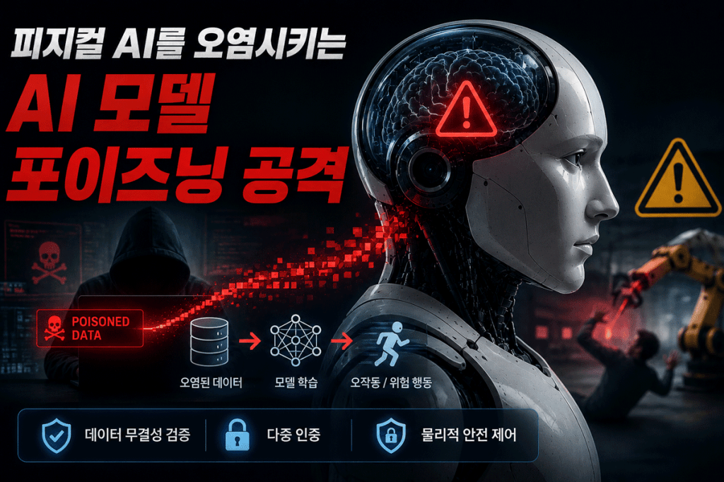 피지컬 AI 오염시키는 AI 모델 포이즈닝 공격