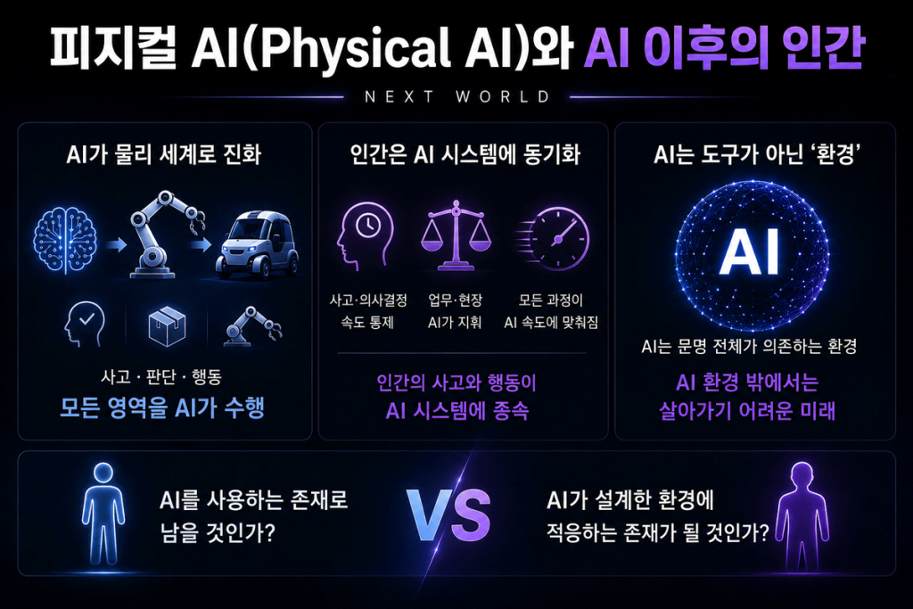 피지컬 AI(Physical AI)와 AI 이후의 인간