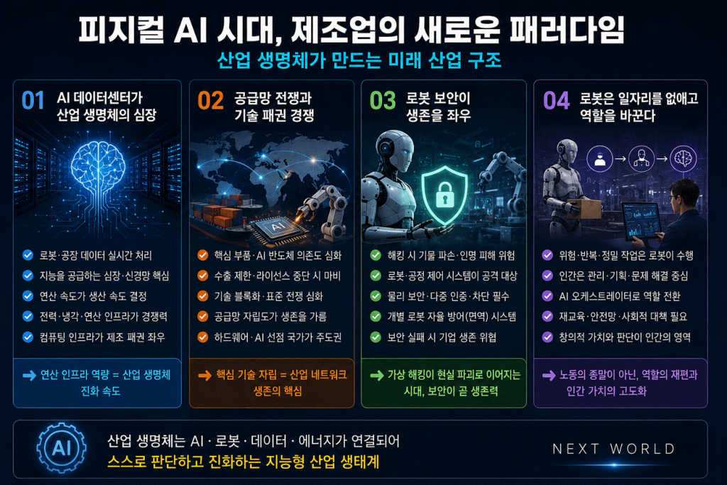 피지컬 AI와 자율 공장이 만드는 산업 생명체가 바꾸는 미래 구조