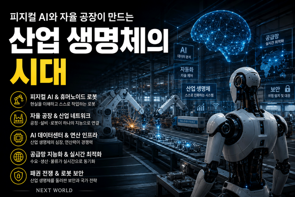 피지컬 AI와 자율 공장이 만드는 산업 생명체의 시대