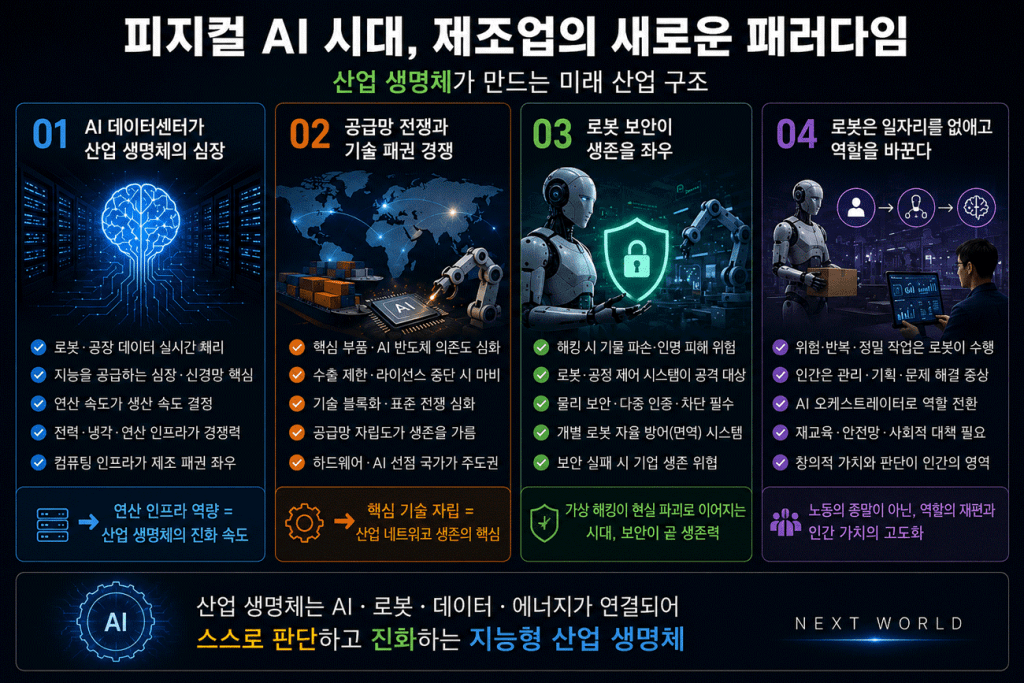 피지컬 AI와 자율 공장이 만드는 산업 생명체의 시대 제조업의-패러다임