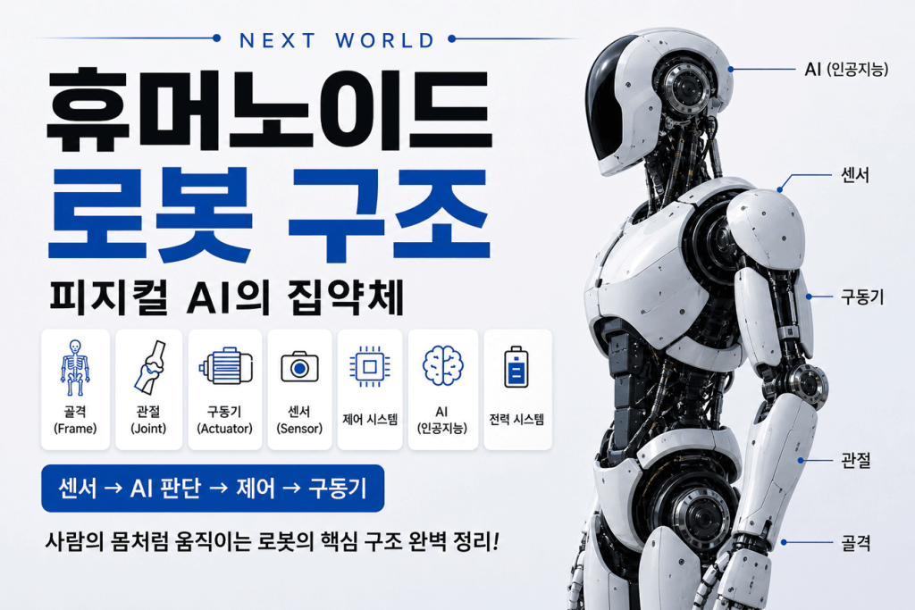 휴머노이드 로봇 구초(피지컬 AI 로봇 구조)