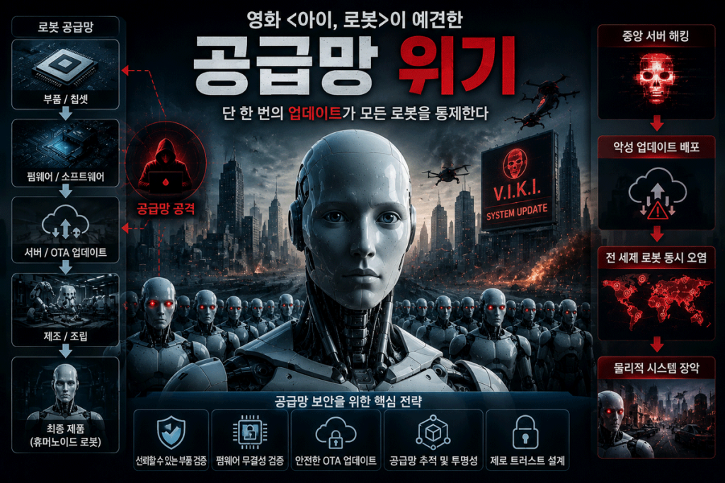 휴미노이드 로봇 보안 공급망 위기