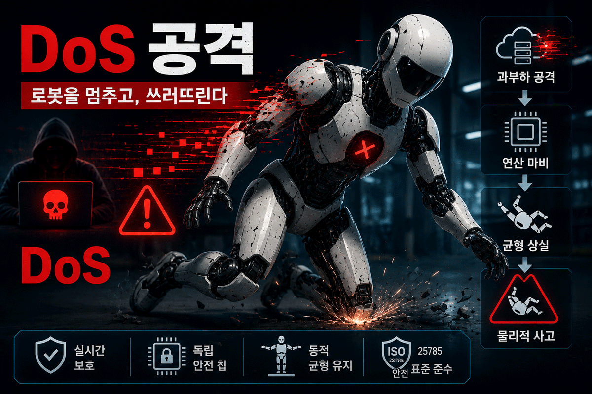 휴머노이드 로봇 보안 안전 DOS 공격
