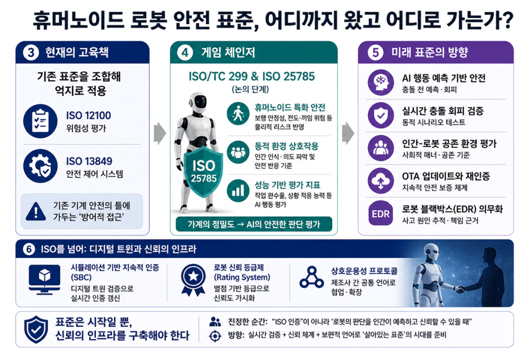 휴머노이드 로봇 안전 ISO 표준 어디까지 왔고 어디로 갈까
