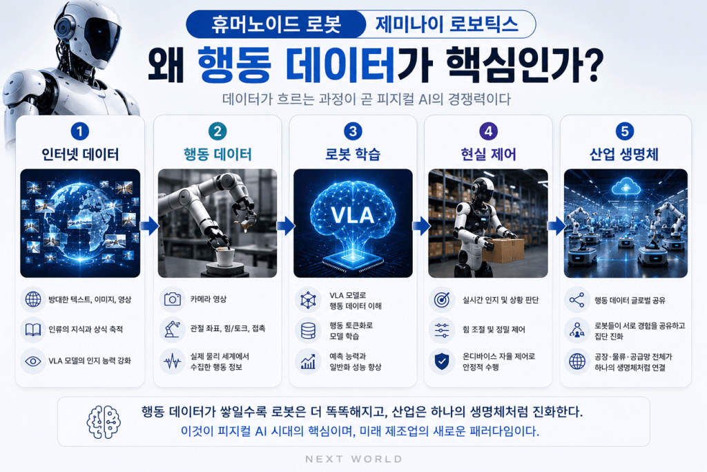 휴머노이드 로봇 구글 제미나이 로보틱스 행동 데이터가 핵심인 이유