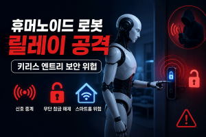 휴머노이드 로봇 키리스 엔트리 릴레이 공격