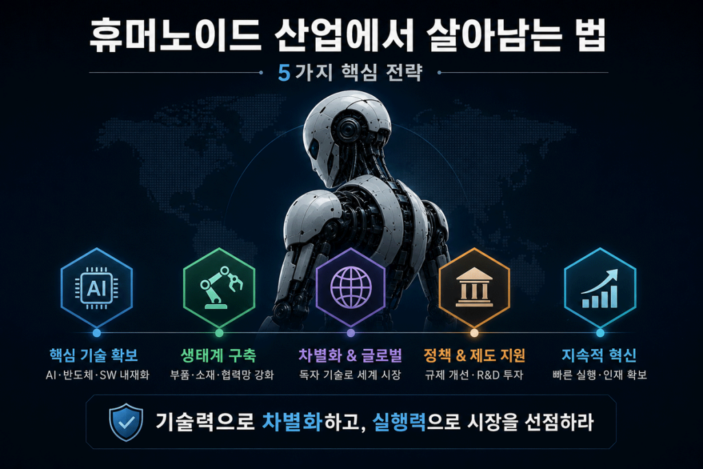휴머노이드 피지컬 AI 시장에서 살아남는 법