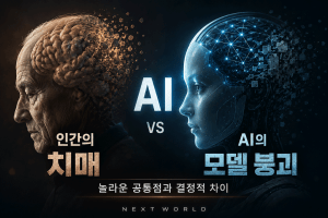 인간의 치매와 AI 모델붕괴의 놀라운 공통점과 차이점
