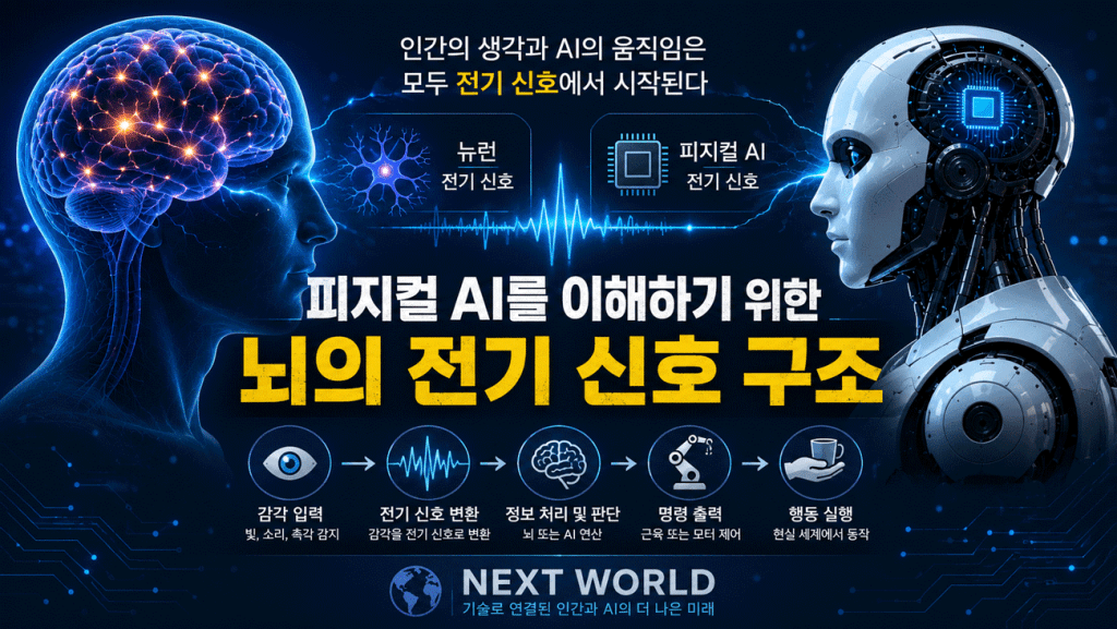 피지컬 AI를 이해하기 위한 뇌의 전기 신호 구조