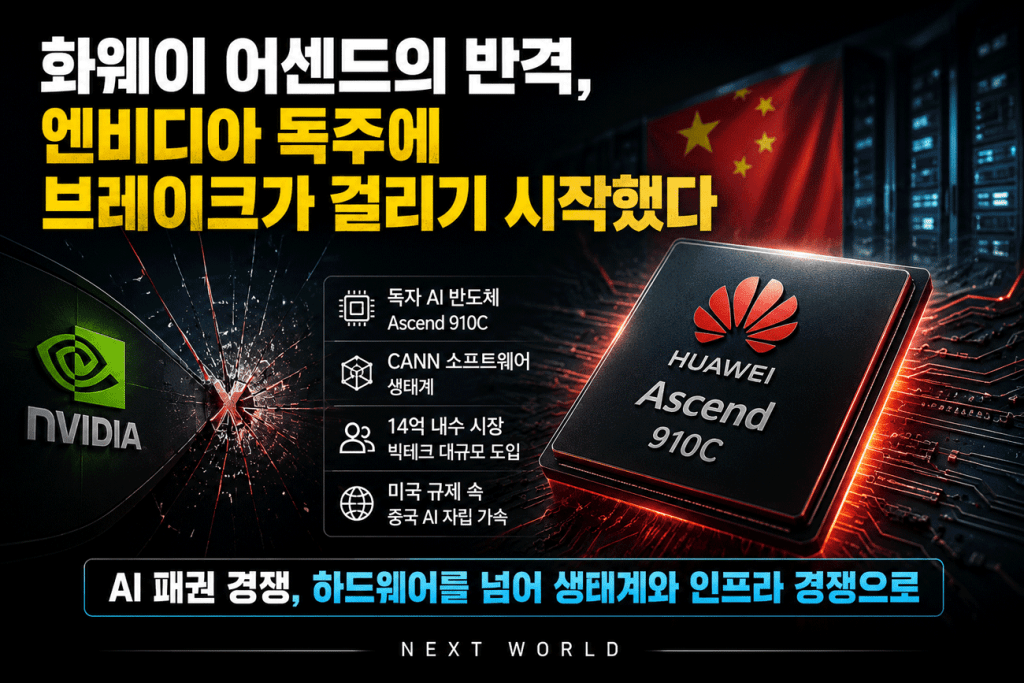 화웨이 어센드(Huawei Ascend) 엔비디아-독주-브레이크