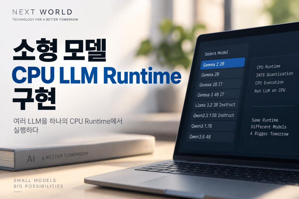 소형언어모델 CPU LLM Runtime 구현